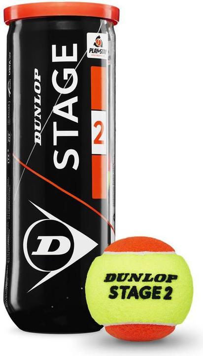 Actual product image Dunlop Tennis Balls Stage 2 Orange Itf