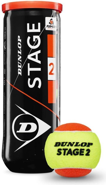 Dunlop Tennis Balls Stage 2 Orange Itf