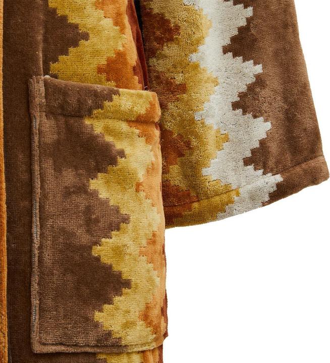 Produktbild Carrara Damen Frottier Bademantel Oseye braun (M, S)