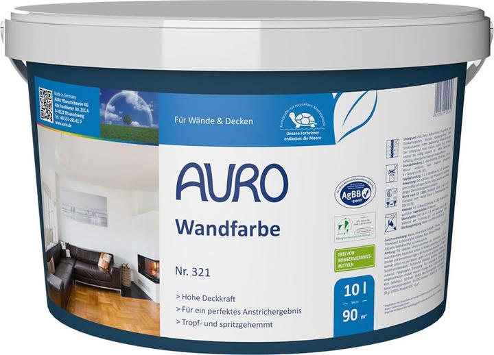 Image du produit AURO Wandfarbe 321 (Blanc, 10 l)