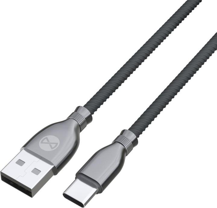 Actual product image Forever Tornado cable USB - USB-C 1,0 m 3A black (1 m, 60 W)