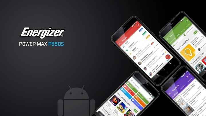 Image du produit Energizer POWER MAX P550S (16 Go, Noir, 5.51", Double SIM, 4G)