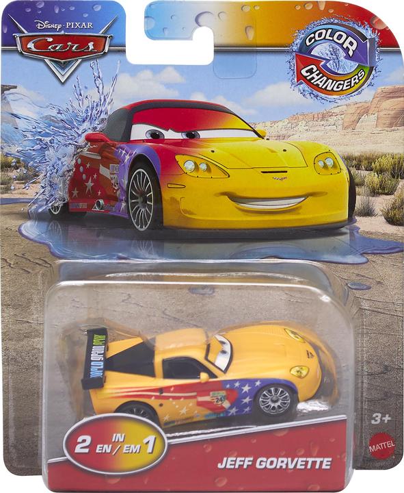 Actual product image Disney Cars - Colour Changers -Jeff Gorvette