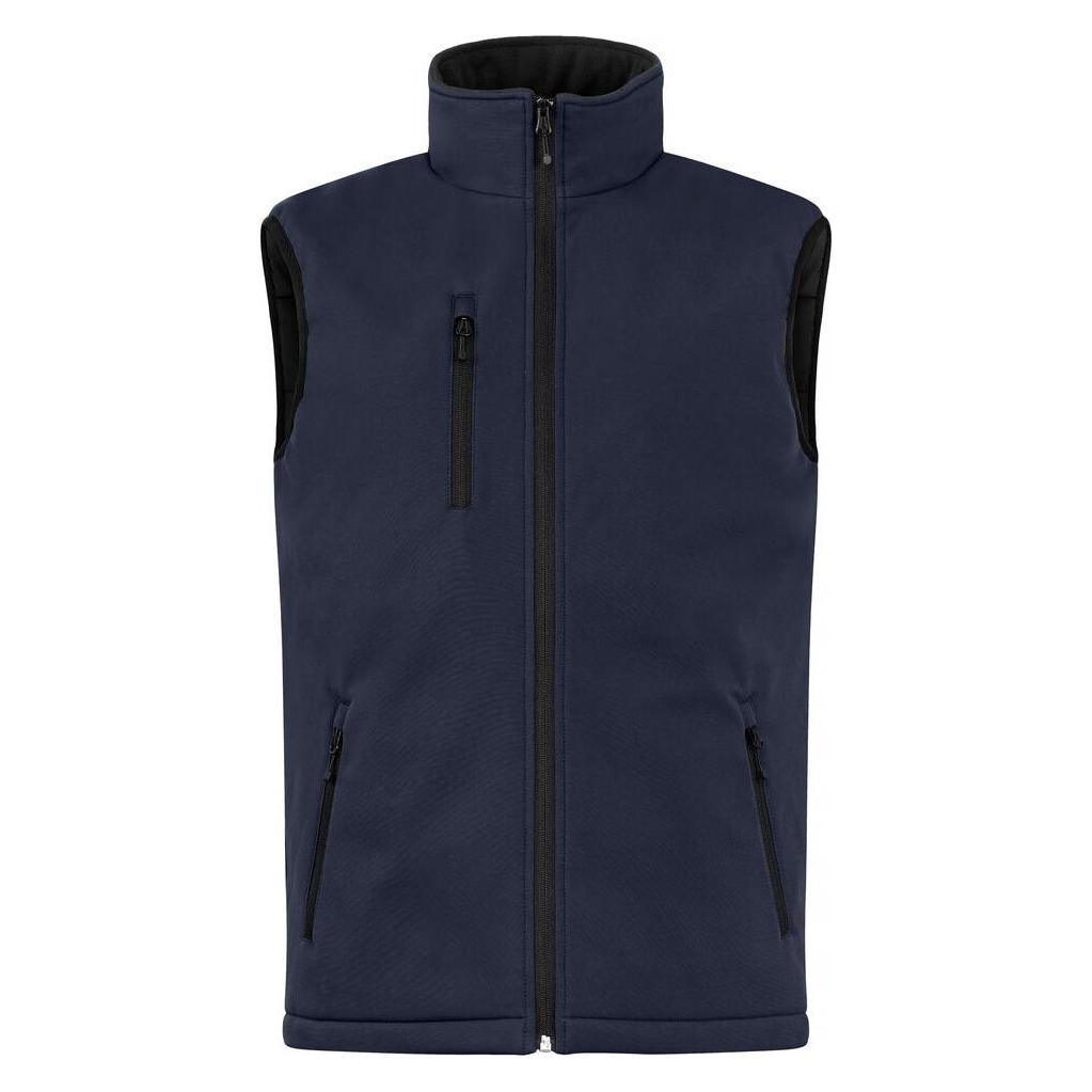 Clique, Herren, Westen, Padded Softshell Vest, Blau, (4XL)