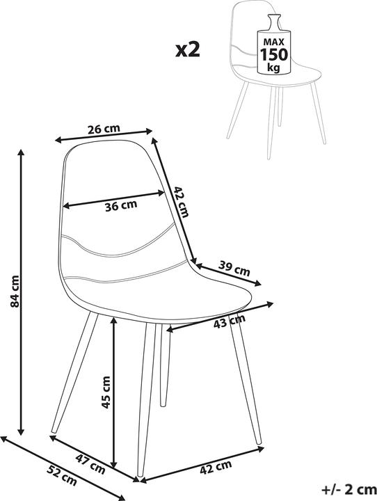 Produktbild Beliani Hilden