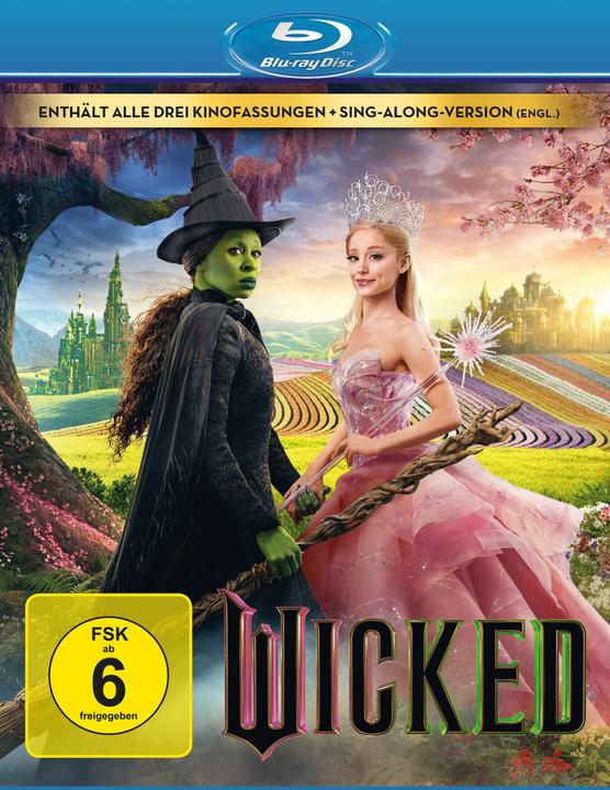 Wicked (Blu-ray, 2025, Allemand, Anglais)