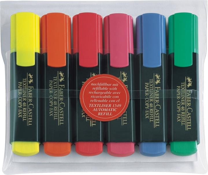 Productafbeelding Faber-Castell Textliner 48 (Veelkleurig, 5 mm, 6 x)