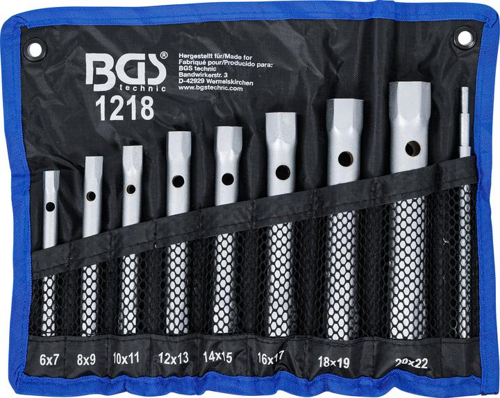 Actual product image BGS Box Spanner Set 6 x 7 - 20 x 22 mm 9 pcs.