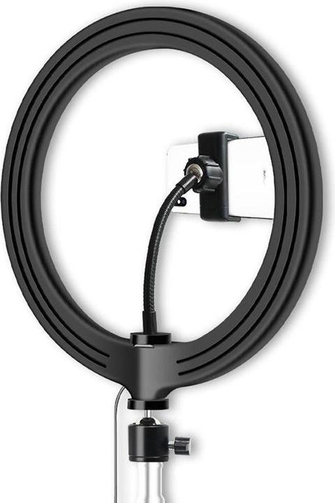 Produktbild Deltalabs XXL Dual Tripod Dreibein Stativ Halterung mit 10" LED Ringleuchte + Fernbedienung (Ringleuchte)