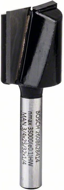 Actual product image Bosch Professional Zubehör Grooving cutter, 1/4-inch, D1 19 mm, L 19.6 mm, G 51 mm. For hand routers