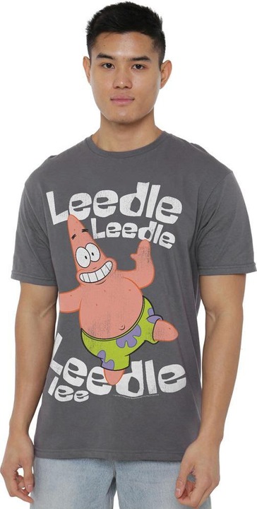 Actual product image Spongebob Squarepants Mens Singing Patrick Star T-Shirt (L)