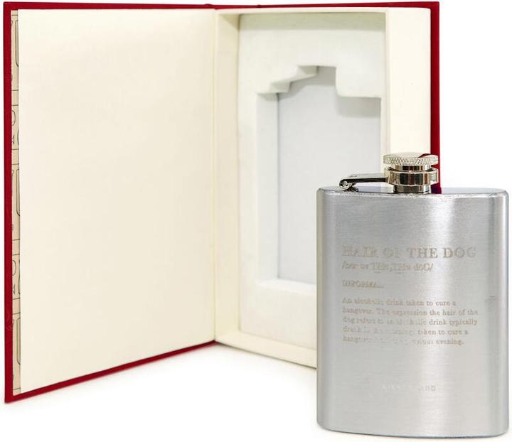 Produktbild Kikkerland Hair of the Dog Flask (120 ml)
