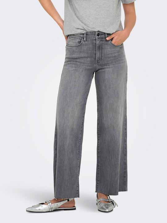 Actual product image Only ONLANN-MADISON Hohe Taille Verkürzt Jeans Jeans mit weitem Bein (32)