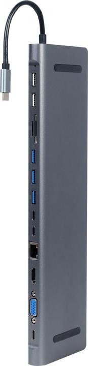 Produktbild Gembird Multiport (USB-C, 12 Ports)