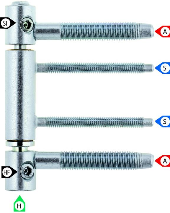 Anuba Front door hinges Top 316 Lift
