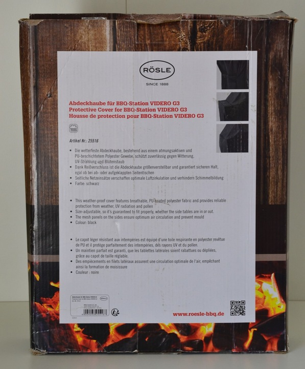 Produktbild Rösle Abdeckhaube Videro G3/G3-S (Grill)
