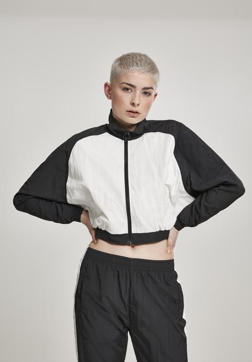 Actual product image Urban Classics Ladies Short Raglan Crinkle Batwing Jacket (M)