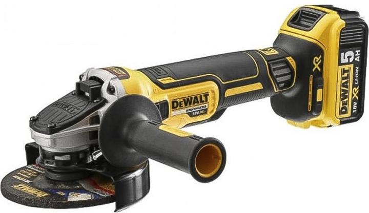 Angle grinder, Protective case, Side handle, Key, Battery charger, Housing, Battery