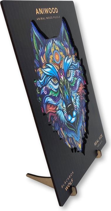 Actual product image Aniwood Puzzle Motif Wolf (S) (100 pieces)