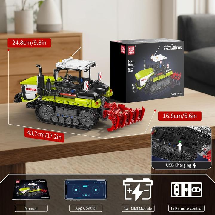 Image du produit Mould King Ferngesteuerter Raupenschlepper