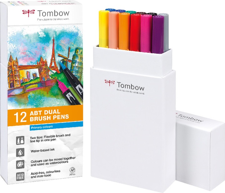 Produktbild Tombow ABT Dual Brush Pen (Mehrfarbig, 12 x)