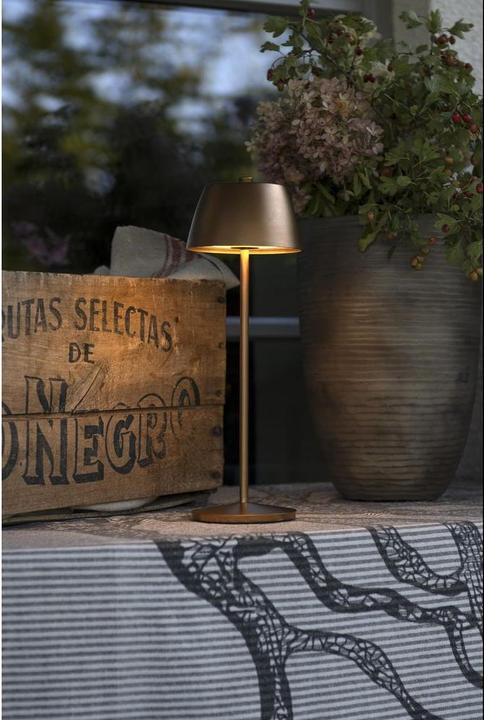 Image du produit Konstsmide Akku-Tischleuchte Éze LED 2200/3000K, Dimmbar - Kupfer Matt (170 lm)