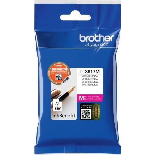 Brother, Druckerpatrone, LC-3617M - Original - Tinte auf Pigmentbasis - Magenta - - MFC-J2330DW - MFC-J27 (M)