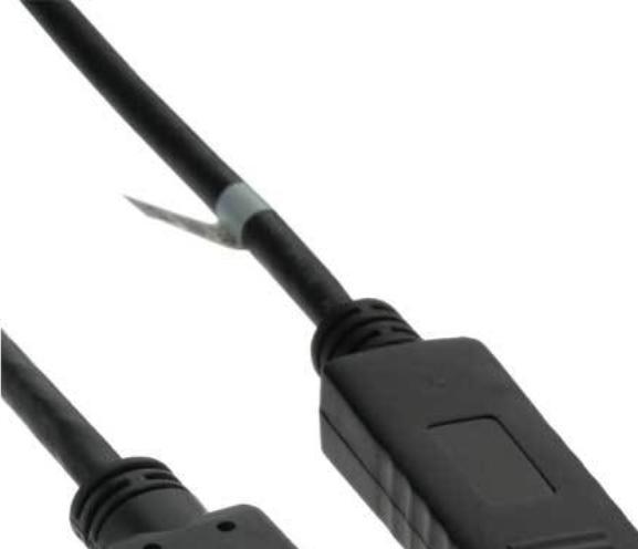 Actual product image InLine DisplayPort — HDMI (Typ A) (1 m, HDMI)