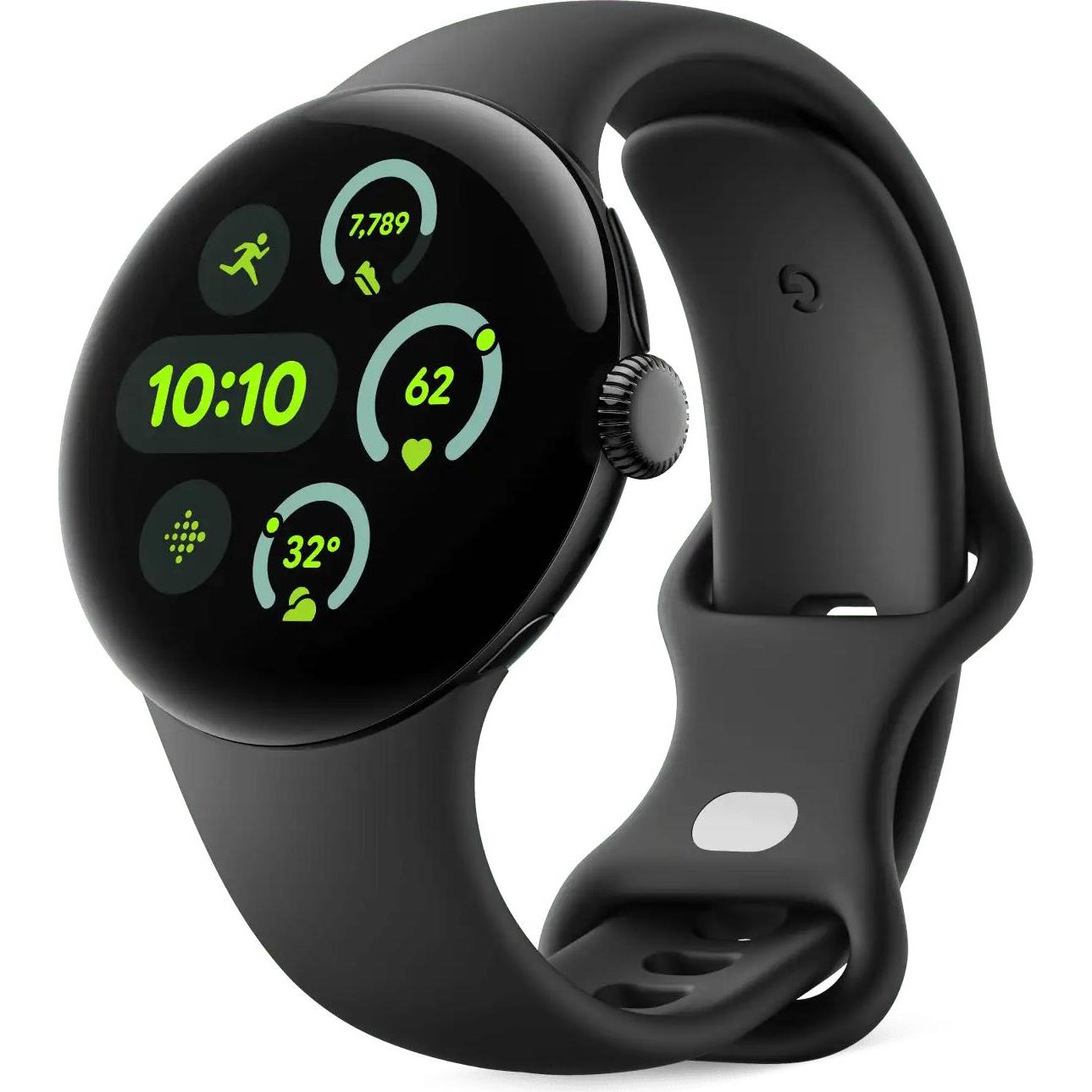 Thumbnail - Google Active Band (Fluoroelastomer), Uhrenarmband, Schwarz