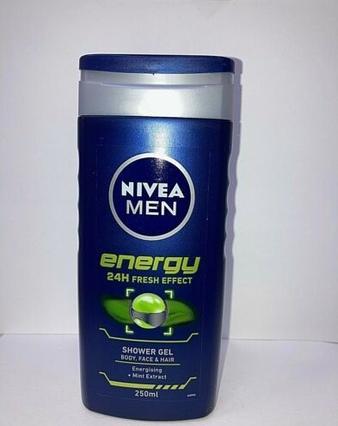 NIVEA MEN Energy 24 Hour Fresh Effect Duschgel 250ml (250 ml)