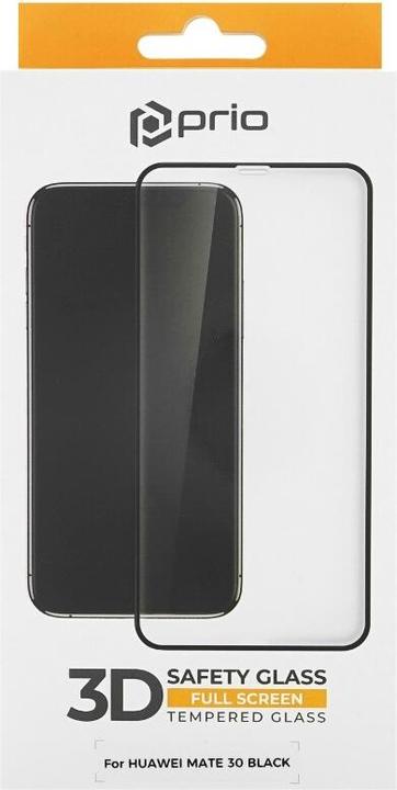 Actual product image prio 3D Screen Protector Glass for Huawei Mate 30 black (1 pcs., Mate 30)