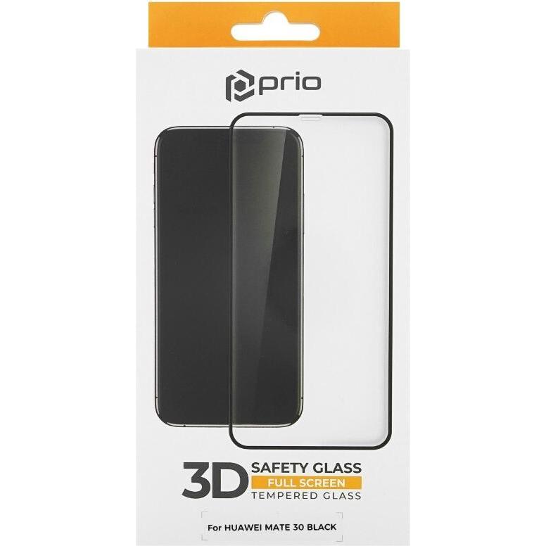Thumbnail - prio 3D Displayschutzglas für Huawei Mate 30 schwarz (1 Stück, Huawei Mate 30), Smartphone Schutzfolie, Schwarz