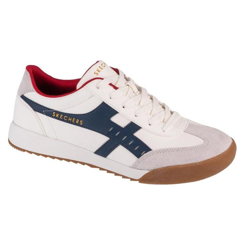 Skechers, Mannen, Sneakers, Zinger - Manzanilla Totale Wit, Veelkleurig, Wit, (44)