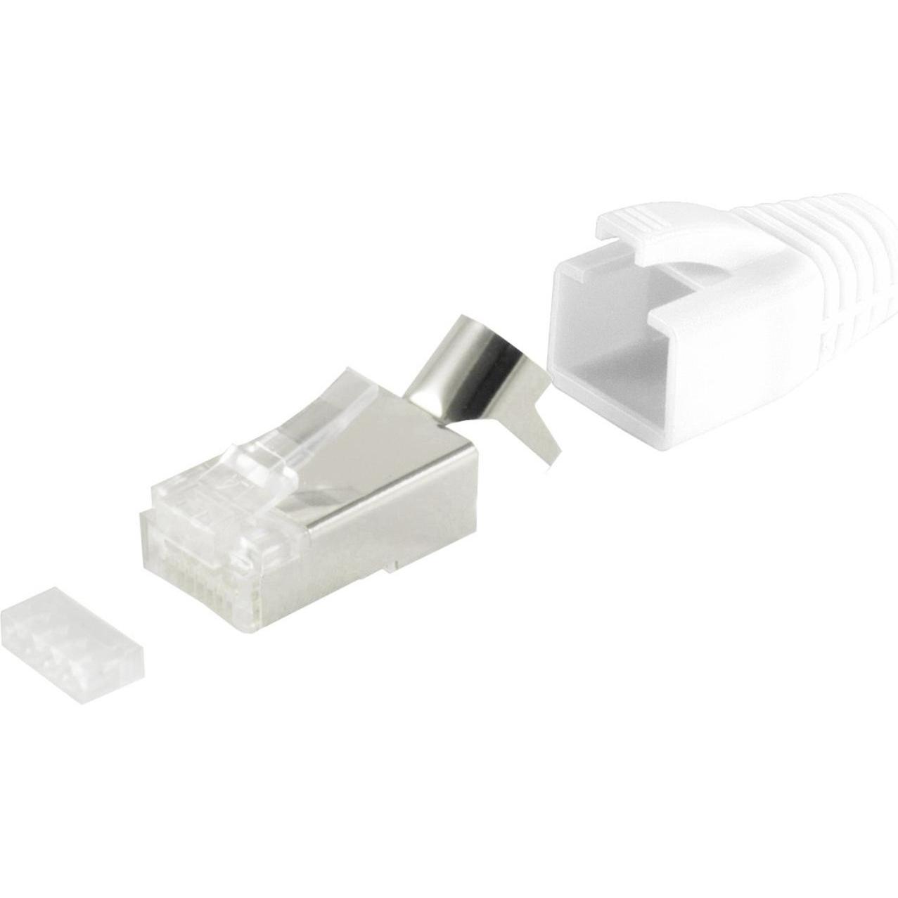 Shiverpeaks S/CONN maximum connectivity Netzwerk Modular Stecker RJ45 SET für Verlegekabel bis AWG 23, Stecker m (CAT5e,...