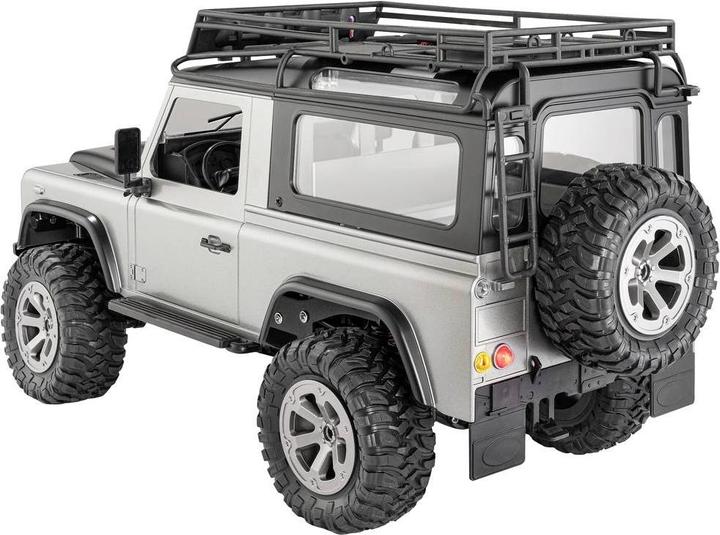 Actual product image Reely Silver Brushed 1:16 RC Beginner Model Car Electric Crawler Four Wheel Drive (4WD) RtR 2.4GHz I (RTR Ready-to-Run)