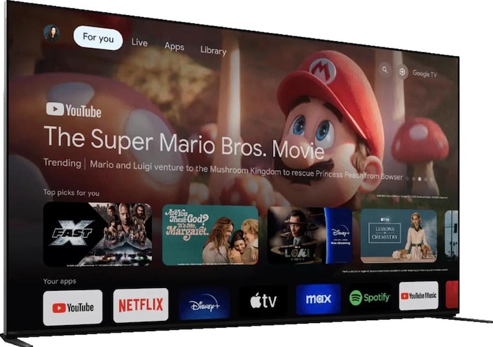 Actual product image Sony K-65XR90 (65", Bravia 9, Mini-LED, QLED, 4K, 2024)