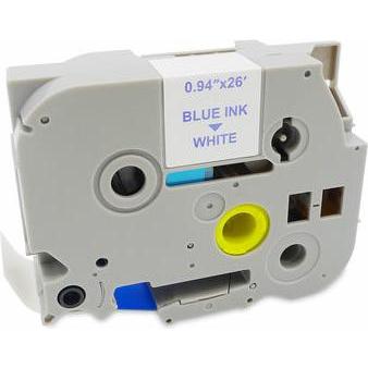 MediaRange, Beschriftungsband, Schriftbandkassette blau auf weiÃŸ 8m x 24mm (2.40 cm, Blau)
