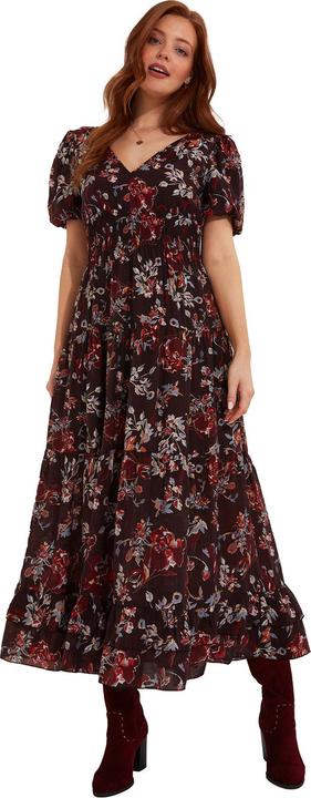 Produktbild Joe Browns Dark Floral Elasticated Maxi Dress (36)