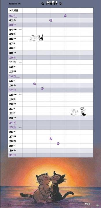 Actual product image Heye Familienplaner (21 x 45 cm)