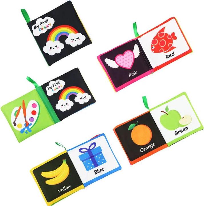 Immagine prodotto Activity Board Libri di stoffa Morbidi libri per bambini Suono frusciante per bambini Libri silenziosi Giocattolo