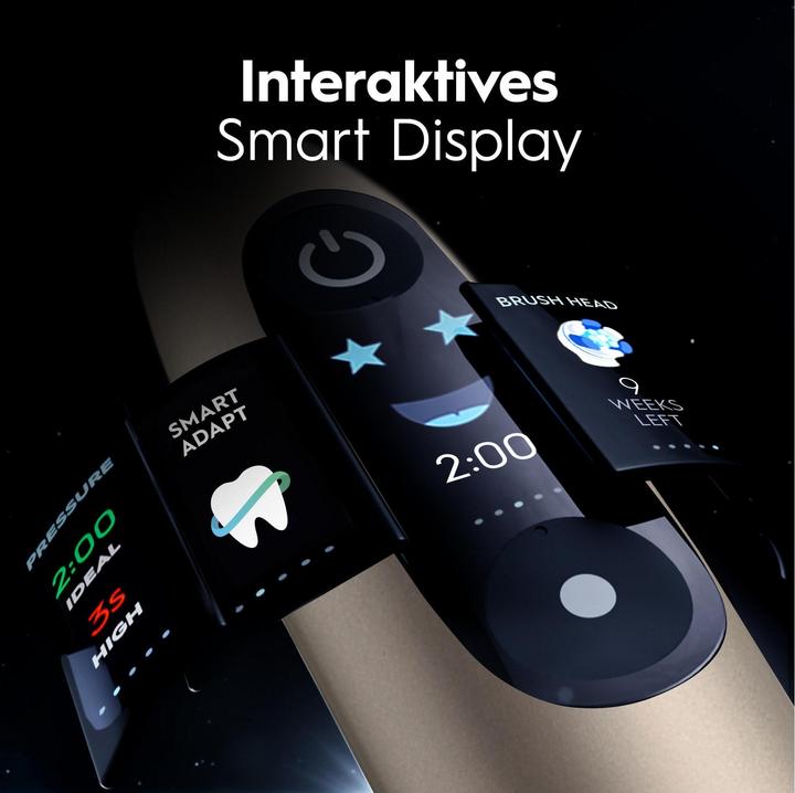 Actual product image Oral-B iO Series 10 Eclipse Gold Special Edition Elektrische Zahnbürste (Oscillating toothbrush)