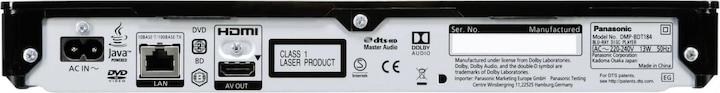 Immagine prodotto Panasonic Dmp-Bdt184 (1 GB, Lettore Blu-ray)