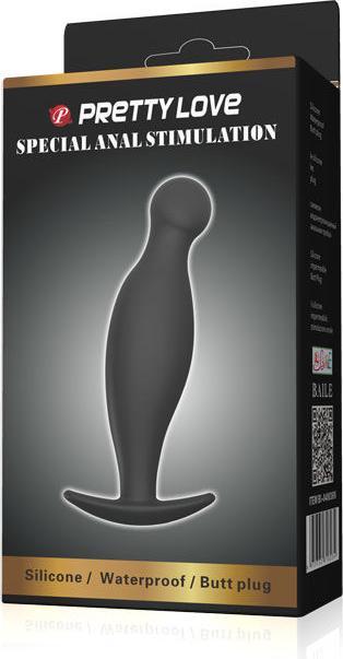 Produktbild Pretty Love Plug Anal Silicona 11.7 cm Negro
