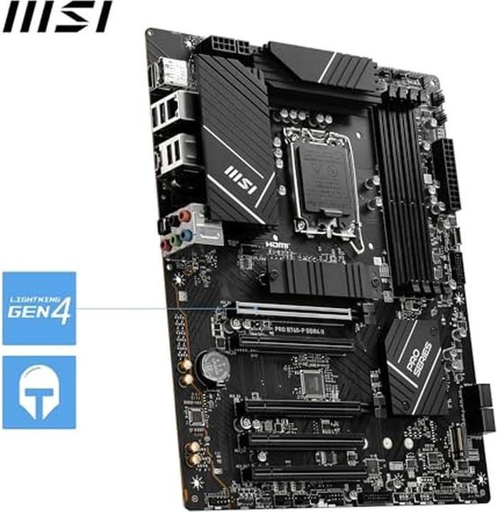 Actual product image MSI PRO B760-P DDR4 II (B760,S1700,ATX,DDR4) (LGA 1700, Intel B760, ATX)