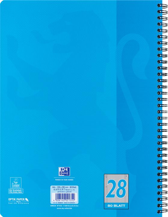 Produktbild Oxford Collegeblock Touch (A4+, Kariert, Weicher Einband)