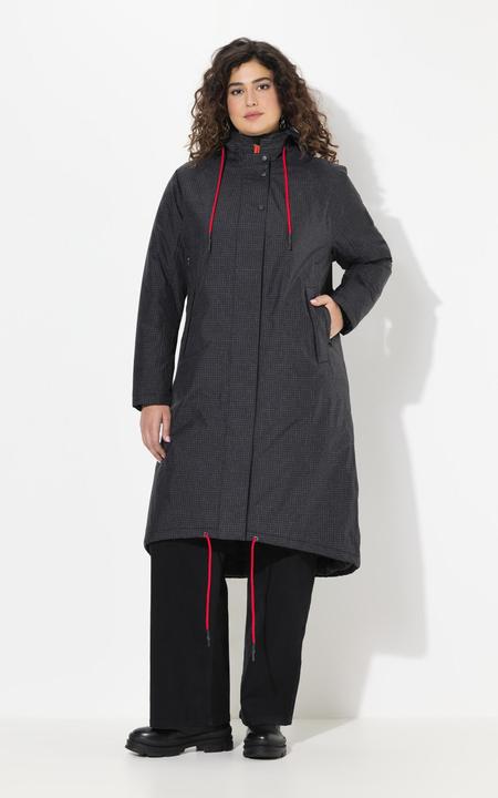Actual product image Ulla Popken HYPRAR Waterproof Color Contrast Coat (50, 52)