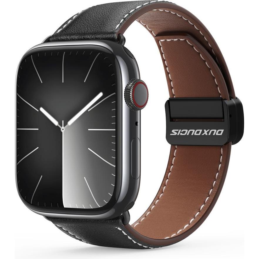 Dux Ducis YA Armband (42 mm, 44 mm, 45 mm, 49 mm, Echtleder, Apple Watch Series 1, Apple Watch Series 2, Apple Watch Ser...