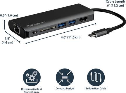 Produktbild StarTech DKT30CSDHPD (USB-C, 2 Ports)