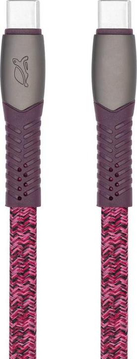 Image du produit Rivacase CÂBLE USB-C VERS USB-C /ROUGE PS6105 RD12 (1.20 m, USB 2.0, 60 W)