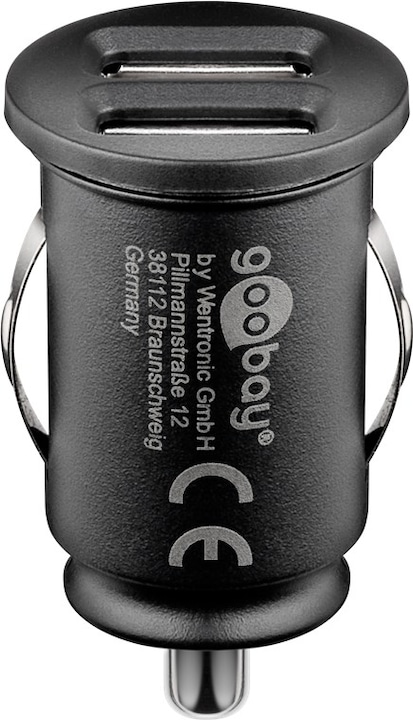 Actual product image Goobay Dual USB car charger 3.1A